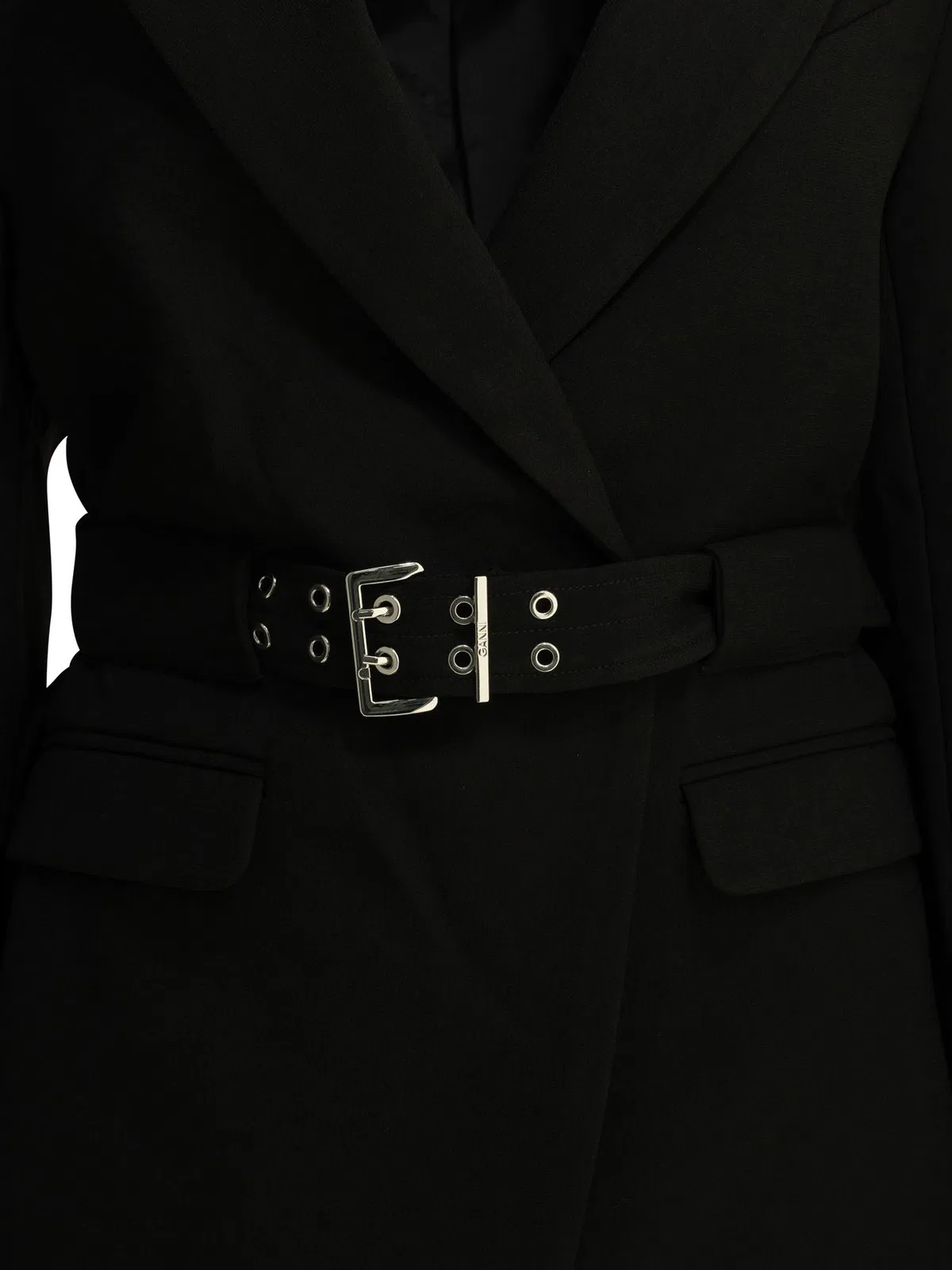 Ganni Crepe Blazer