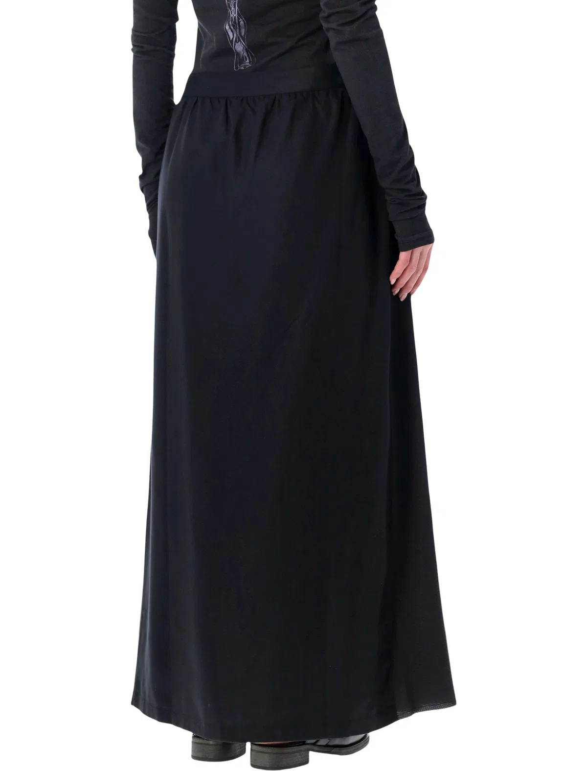 Our legacy Draping Black Beach Skirt