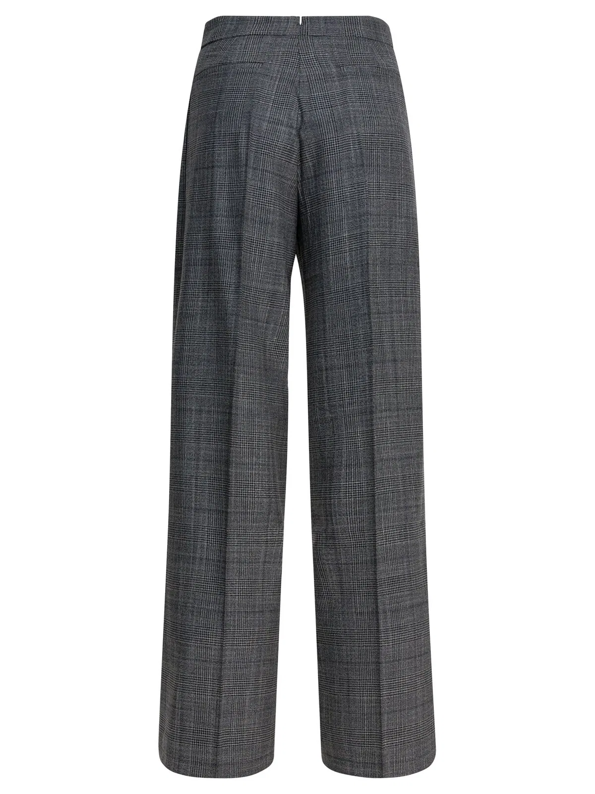 Sa Su Phi Grey Wool Silk Trousers