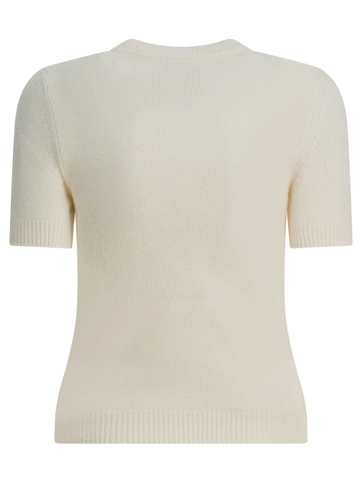 Sa Su Phi White Cashmere Knit Sweater