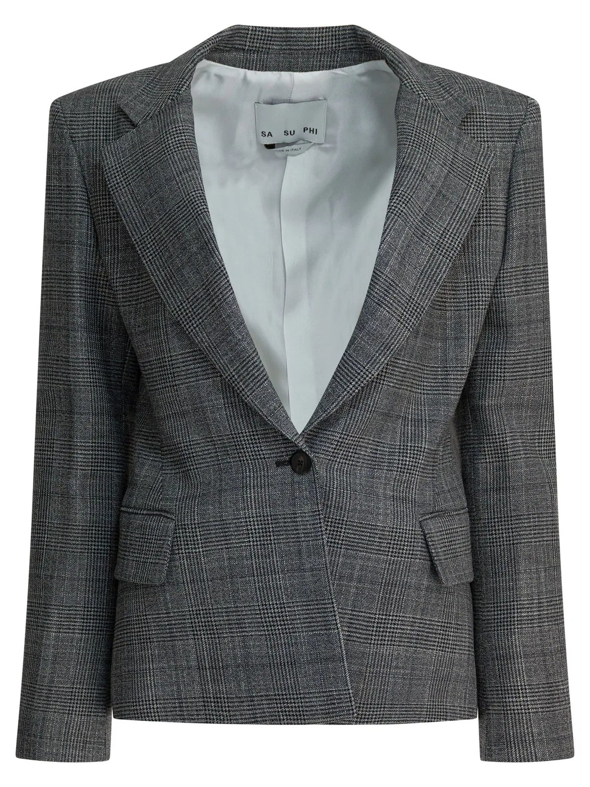 Sa Su Phi Grey Wool Silk Jacket