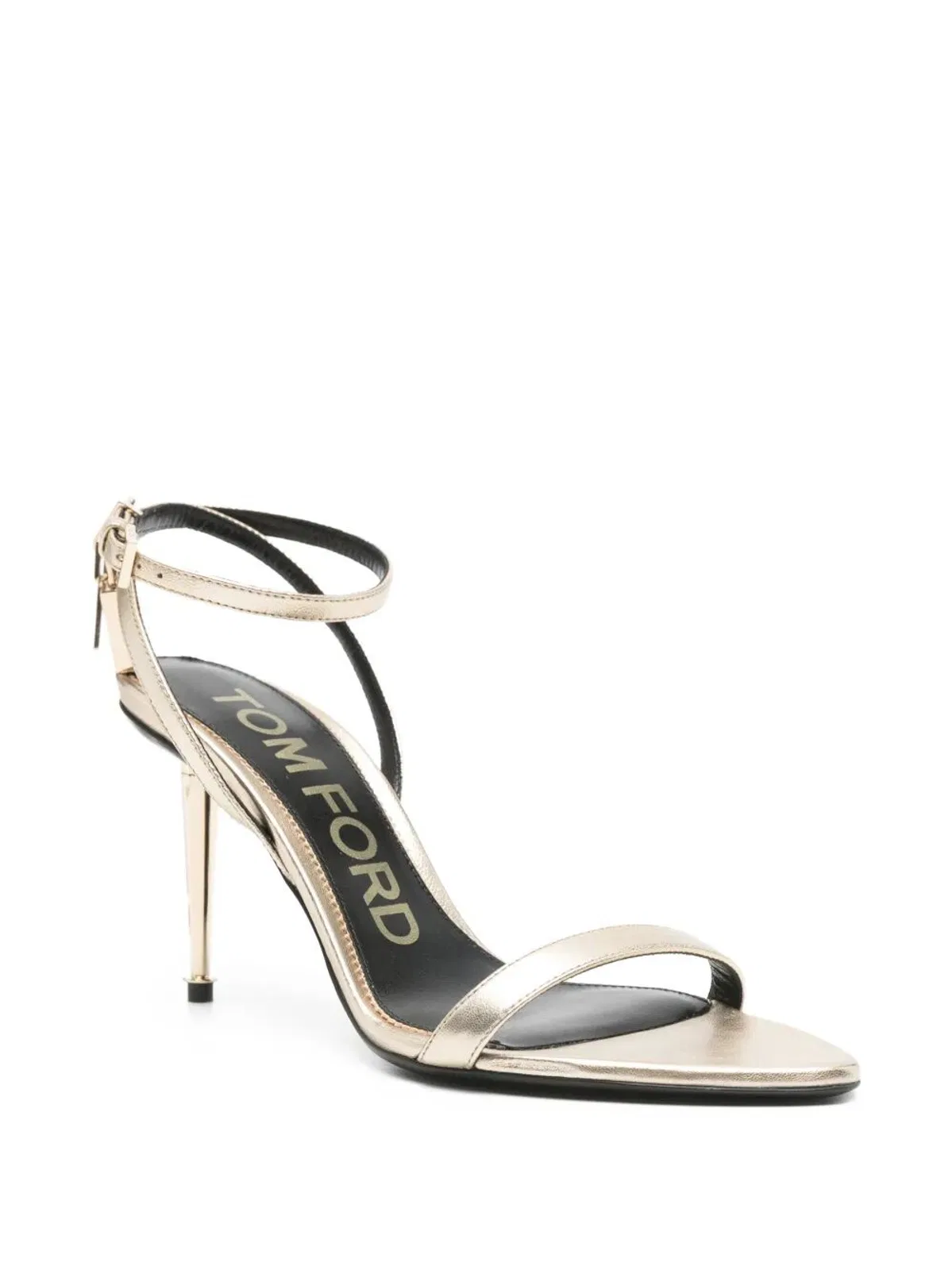 Tom Ford Ankle-Strap Padlock 90 Mid Heel Sandals