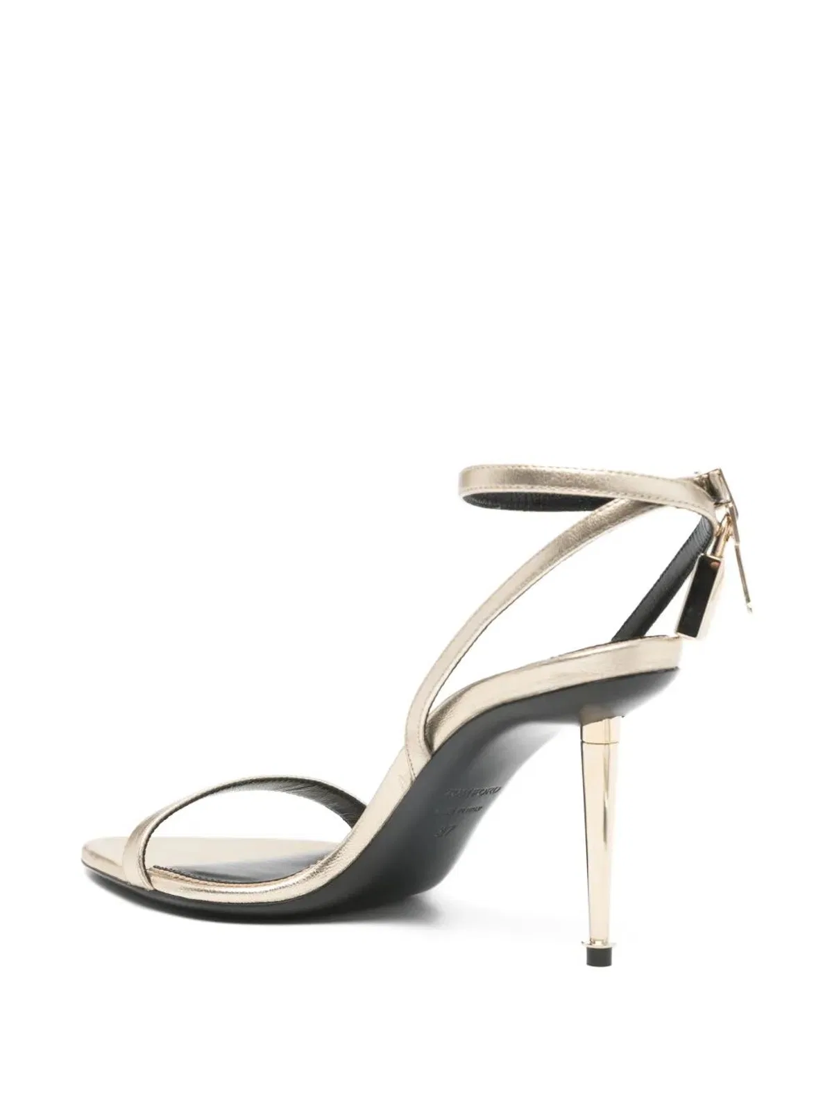 Tom Ford Ankle-Strap Padlock 90 Mid Heel Sandals