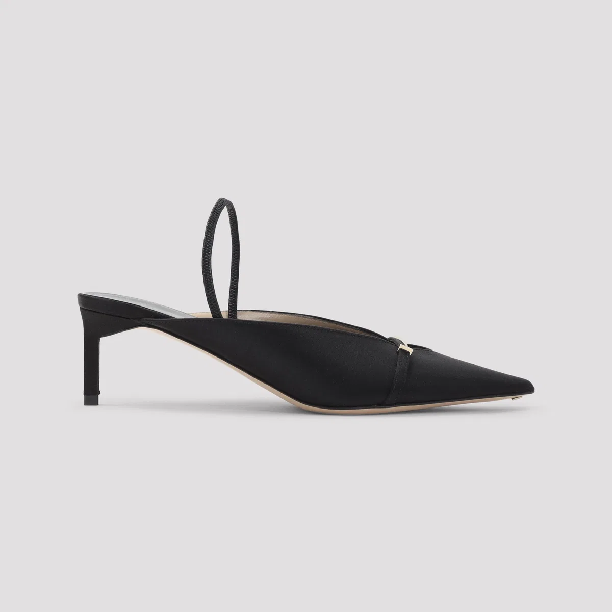 Tom Ford Black Satin Viscose Mules