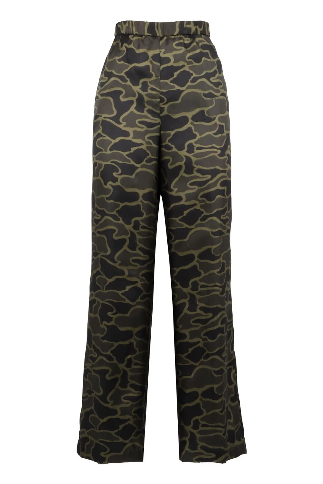 Aspesi Printed Silk Pants