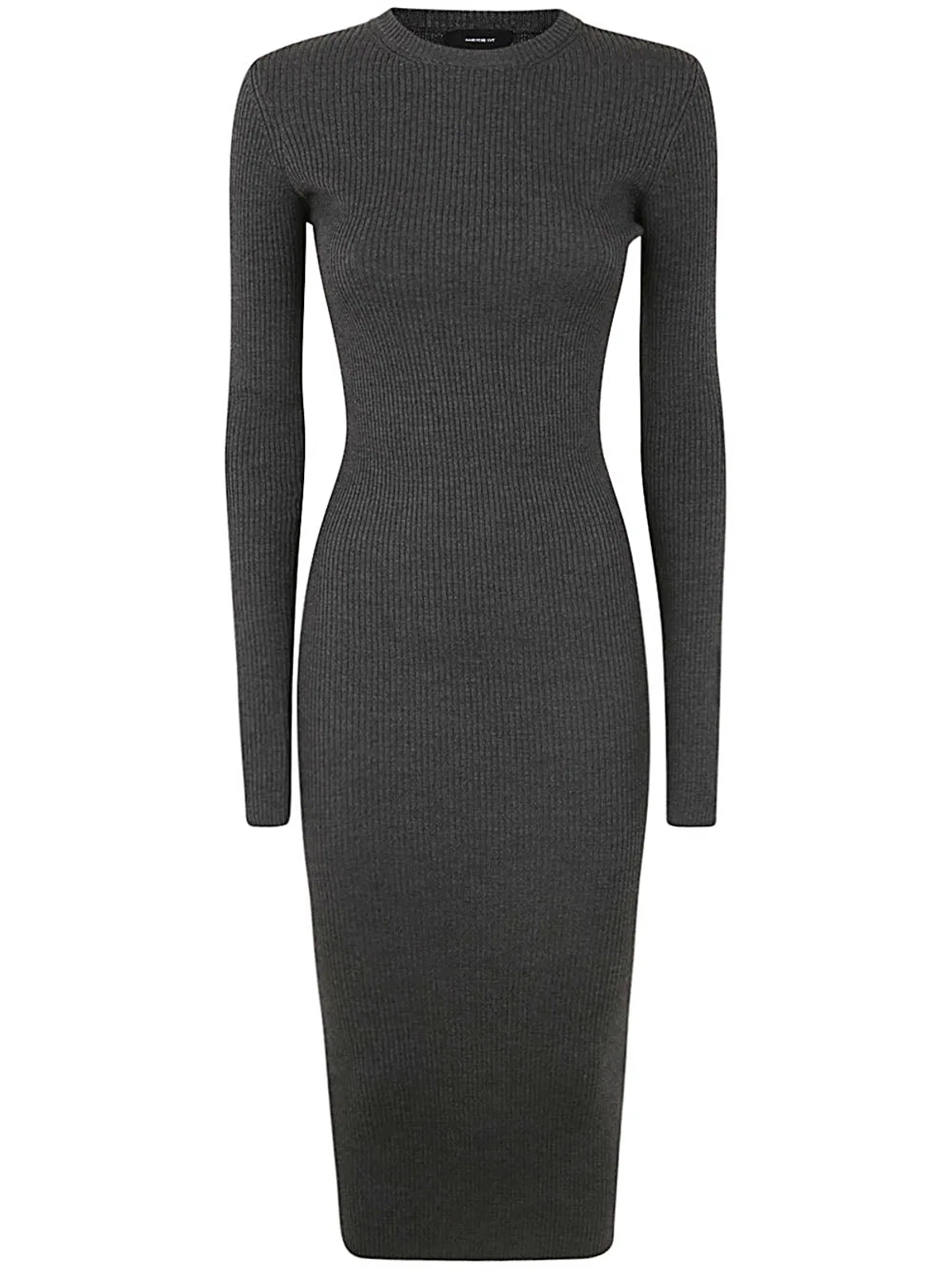 Wardrobe.nyc Ribbed Long Sleeve Dress