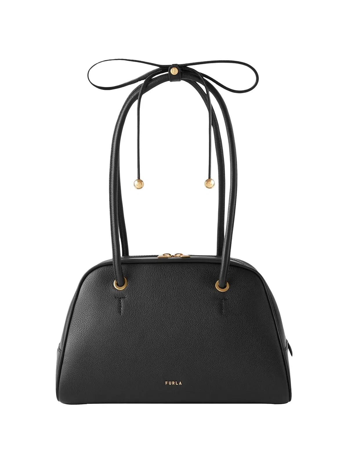Furla Poppy M – Top Handle Bag In Grained Leat