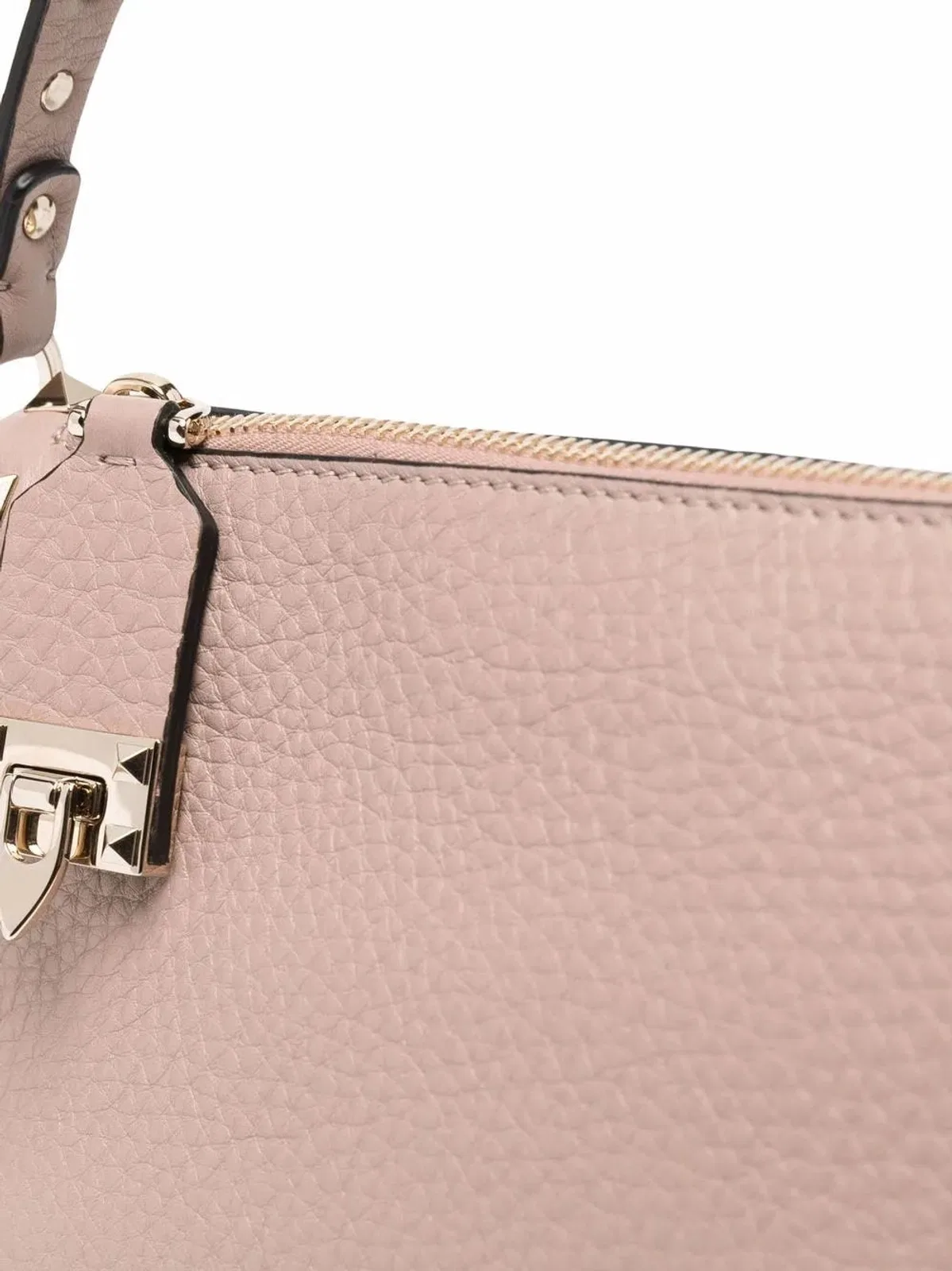Valentino Small Rockstud Grainy Calfskin Crossbody