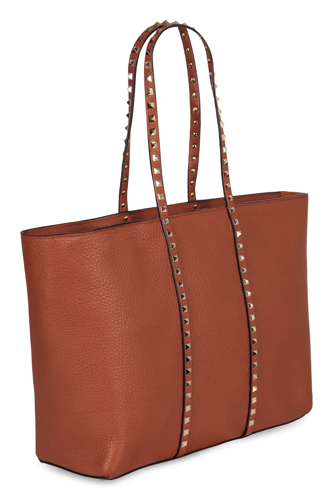 Valentino Garavani Shopping Rockstud Bag In Leather