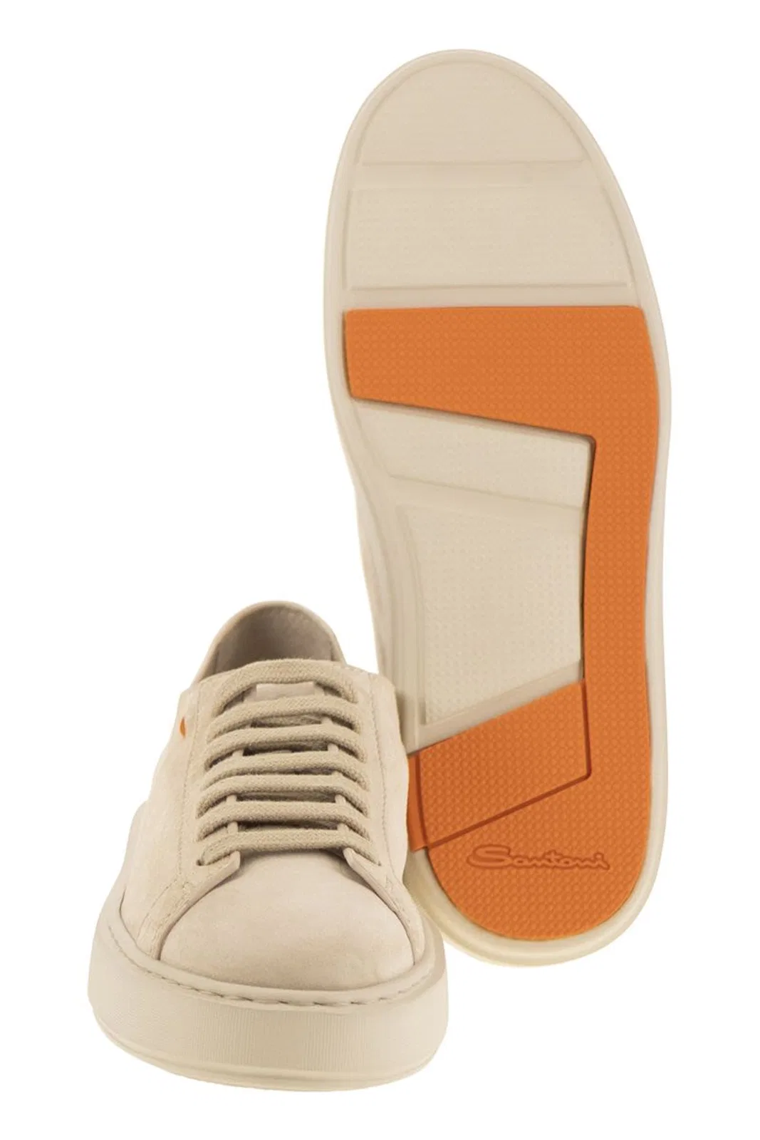 Santoni Suede Sneaker