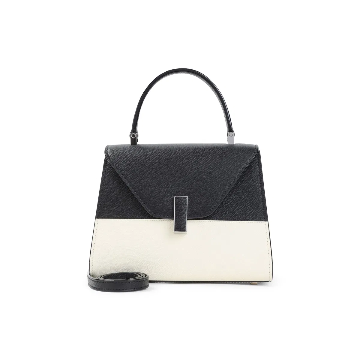 Valextra Pergamena Nero Mini Iside Intarsio