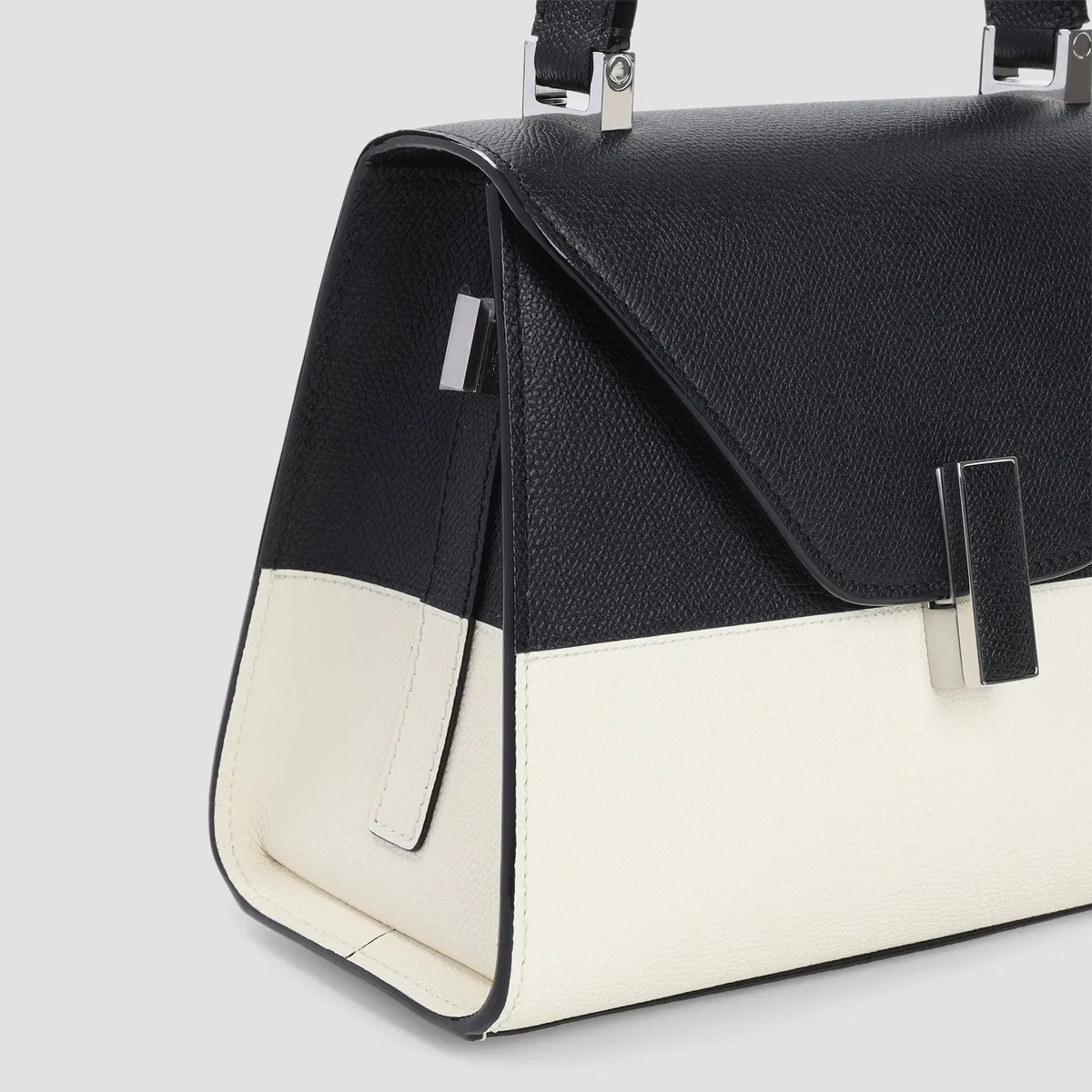 Valextra Pergamena Nero Mini Iside Intarsio