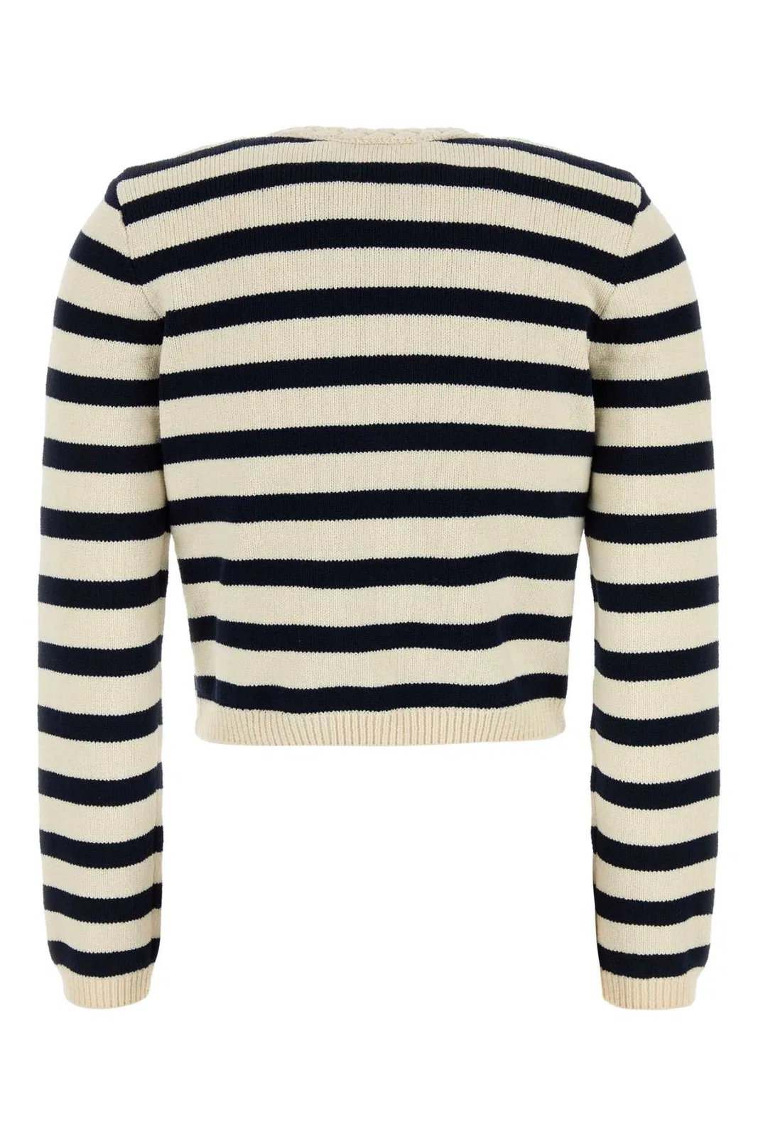 Frame Embroidered Cotton Blend Cardigan