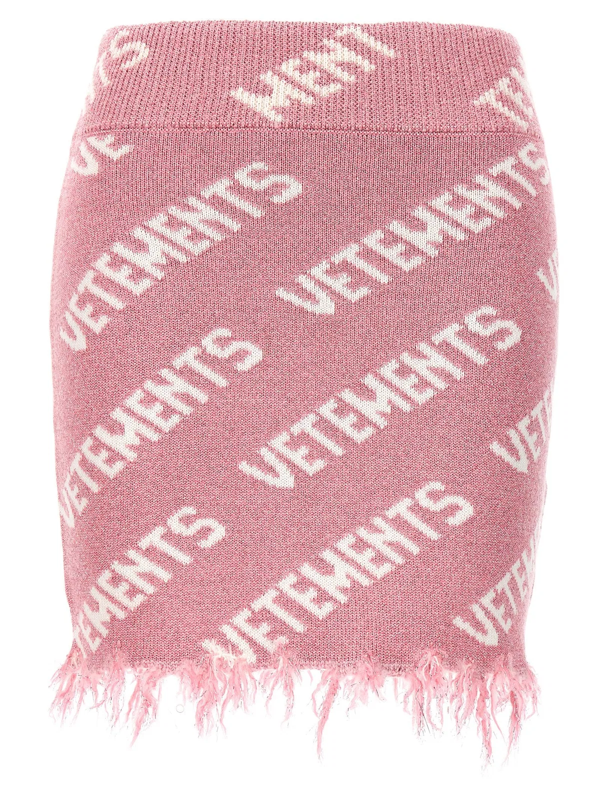 Vetements 'Iconic Lurex Monogram' Skirt