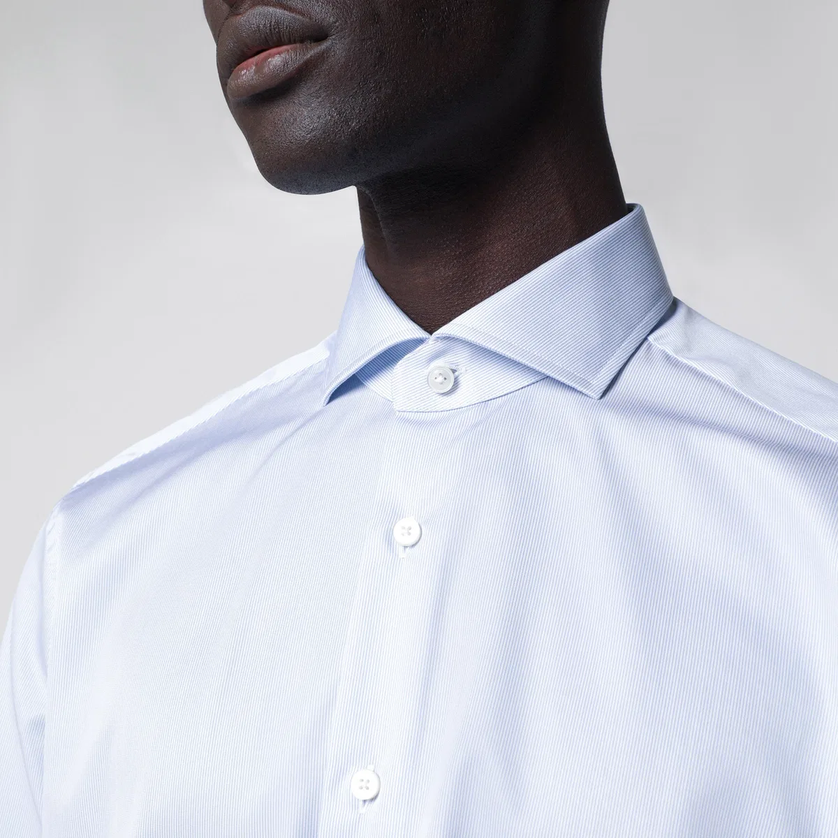 Xacus Travel Tailor Fit Light Blue Shirt