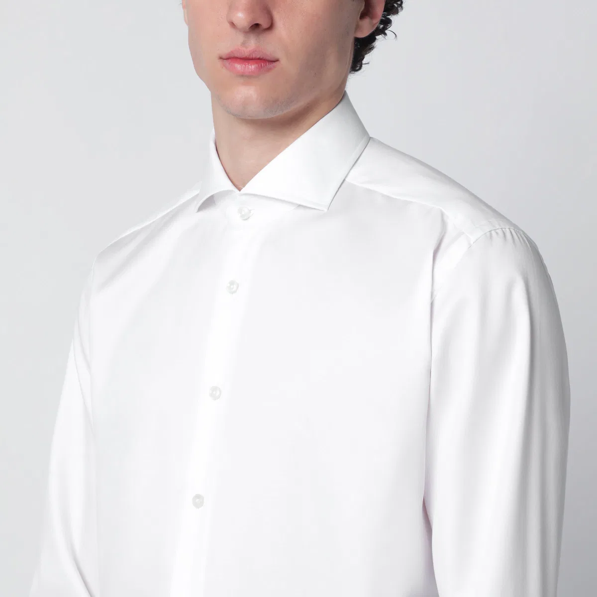 Xacus White Travel Cotton Shirt