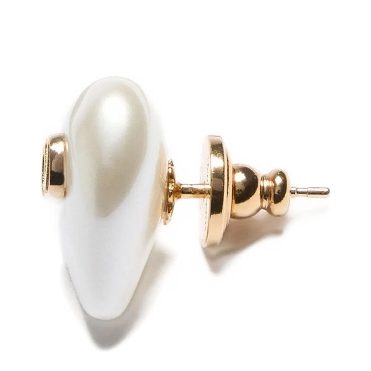 Valentino Vlogo Signature Metal And Pearl Earrings