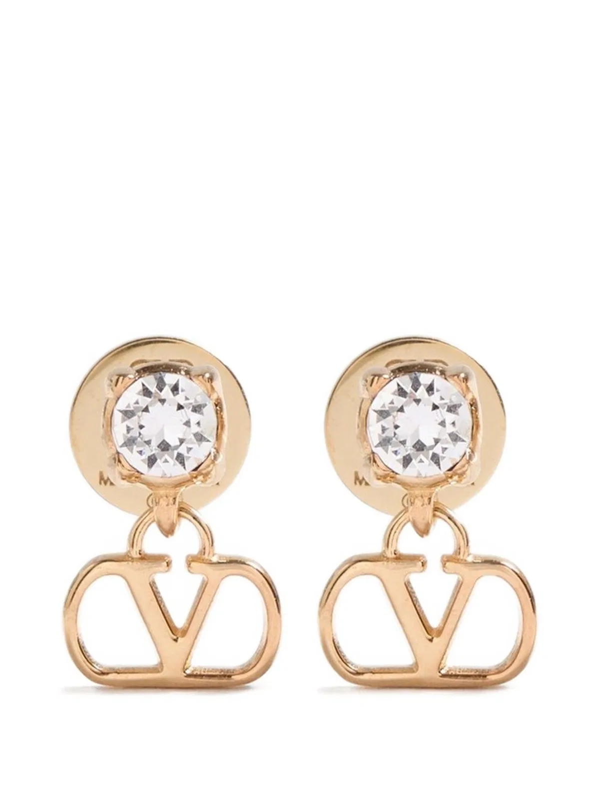 Valentino Garavani Vlogo Signature Strass Earrings