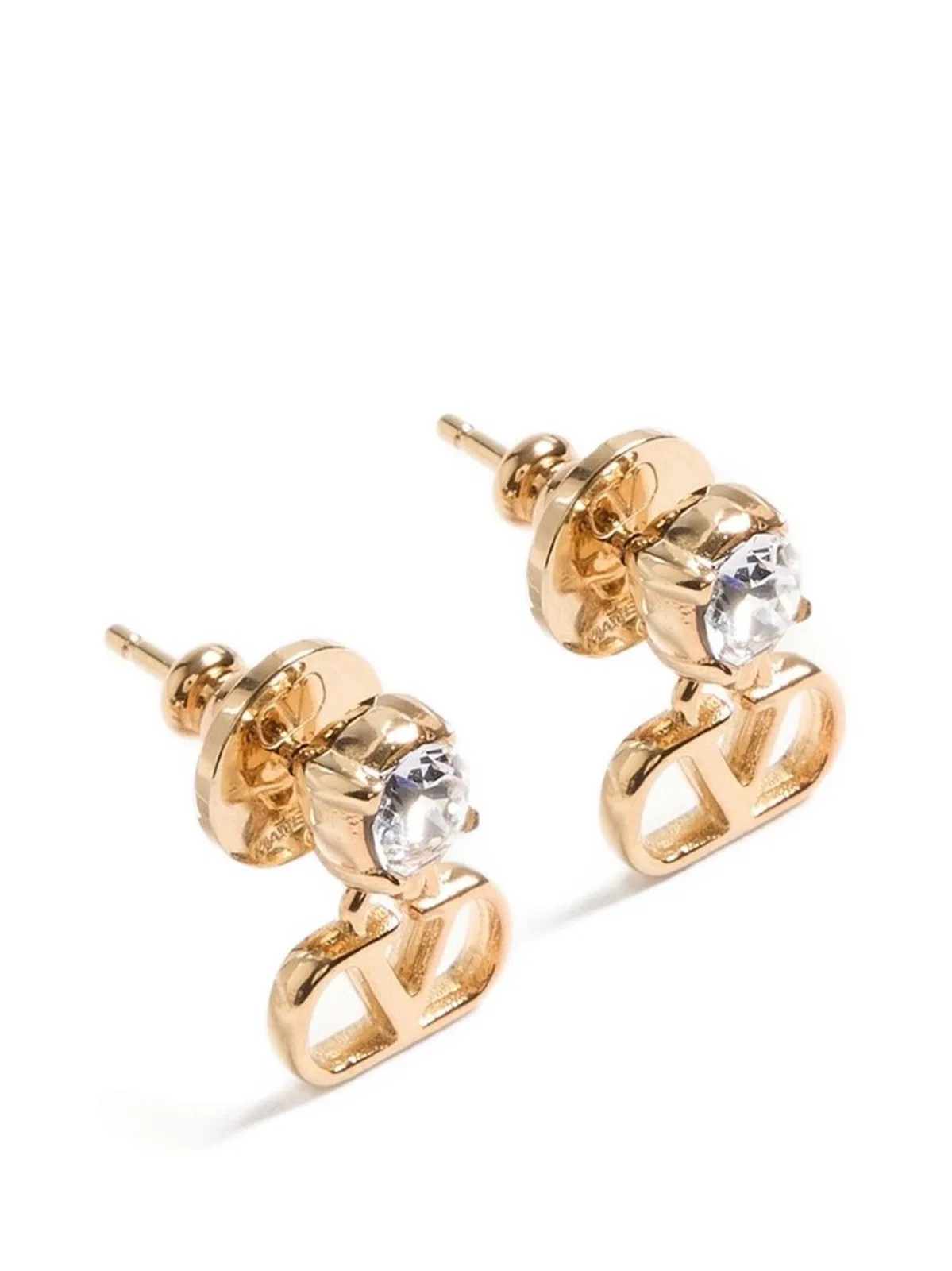 Valentino Garavani Vlogo Signature Strass Earrings