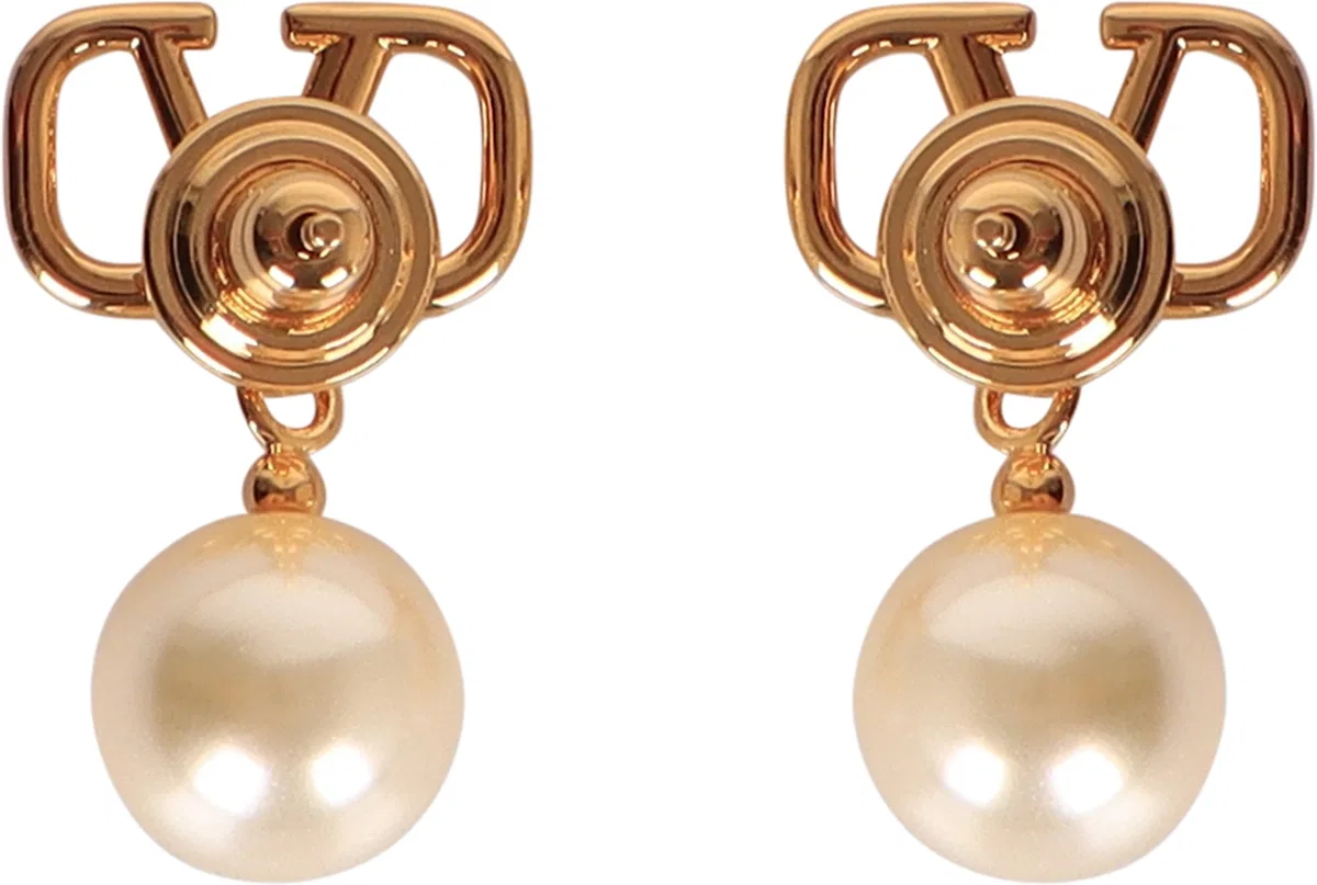 Valentino Garavani Vlogo Signature Earrings With Swarovski®