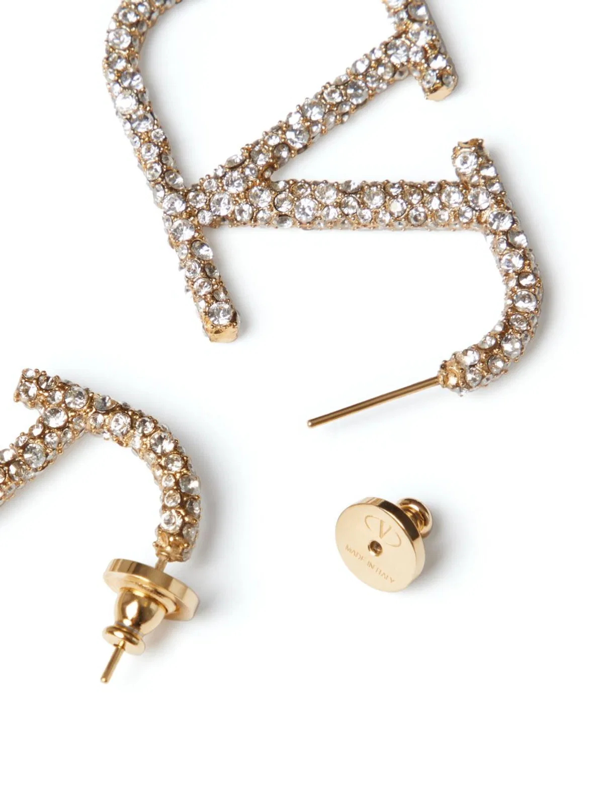 Valentino Garavani Vlogo Signature Strass Earrings