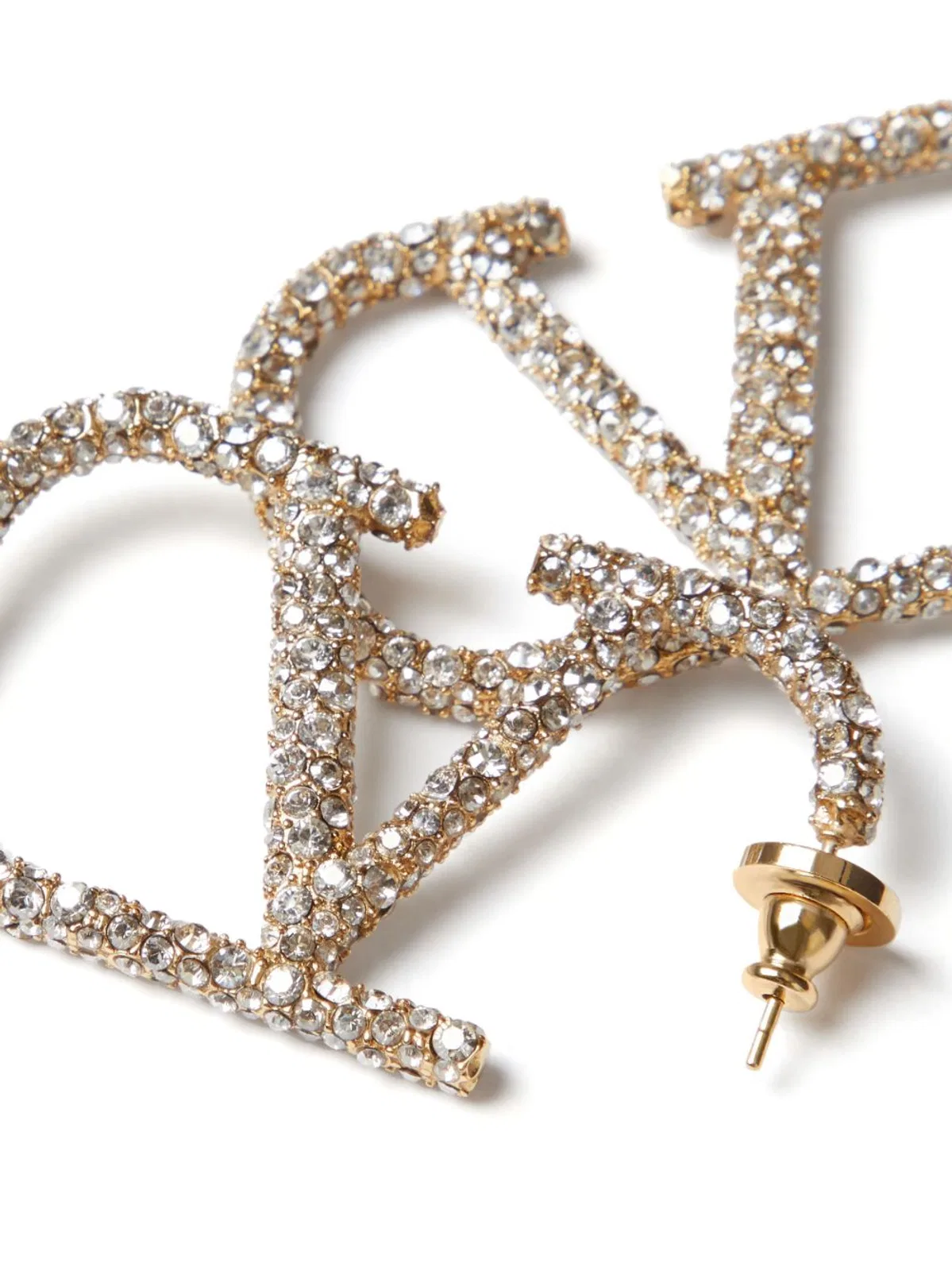 Valentino Garavani Vlogo Signature Strass Earrings