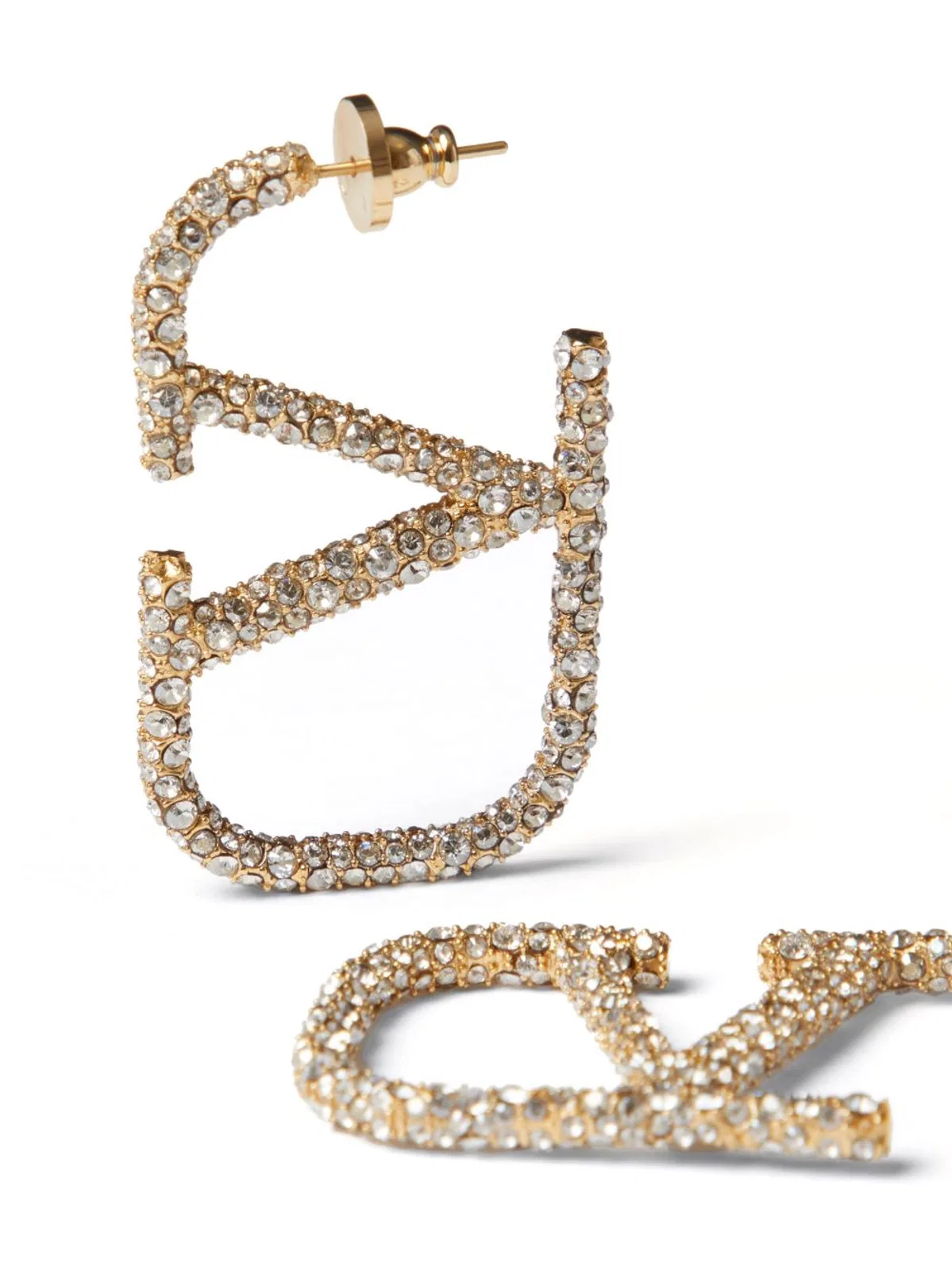 Valentino Garavani Vlogo Signature Strass Earrings