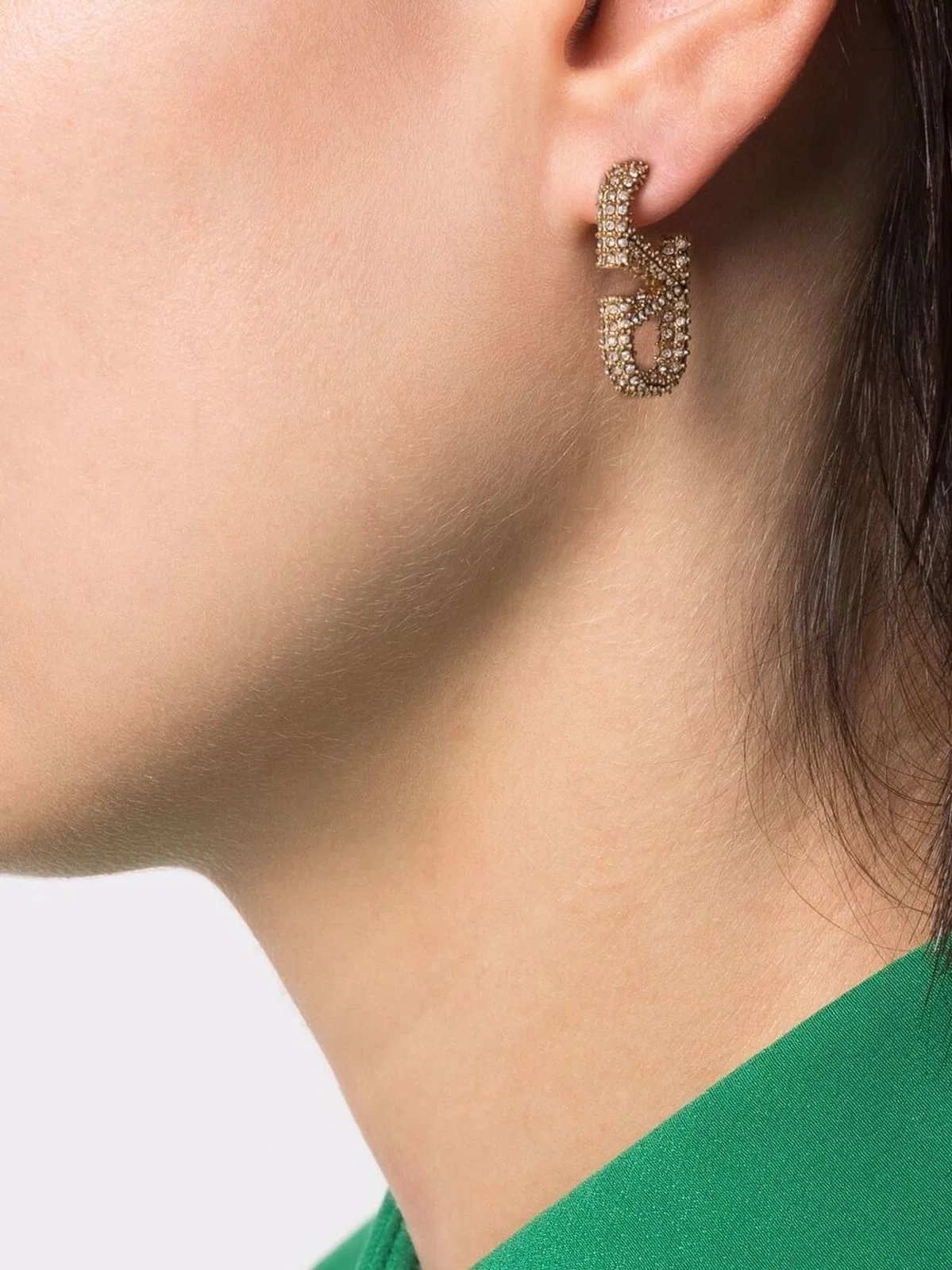 Valentino Garavani Vlogo Signature Strass Earrings