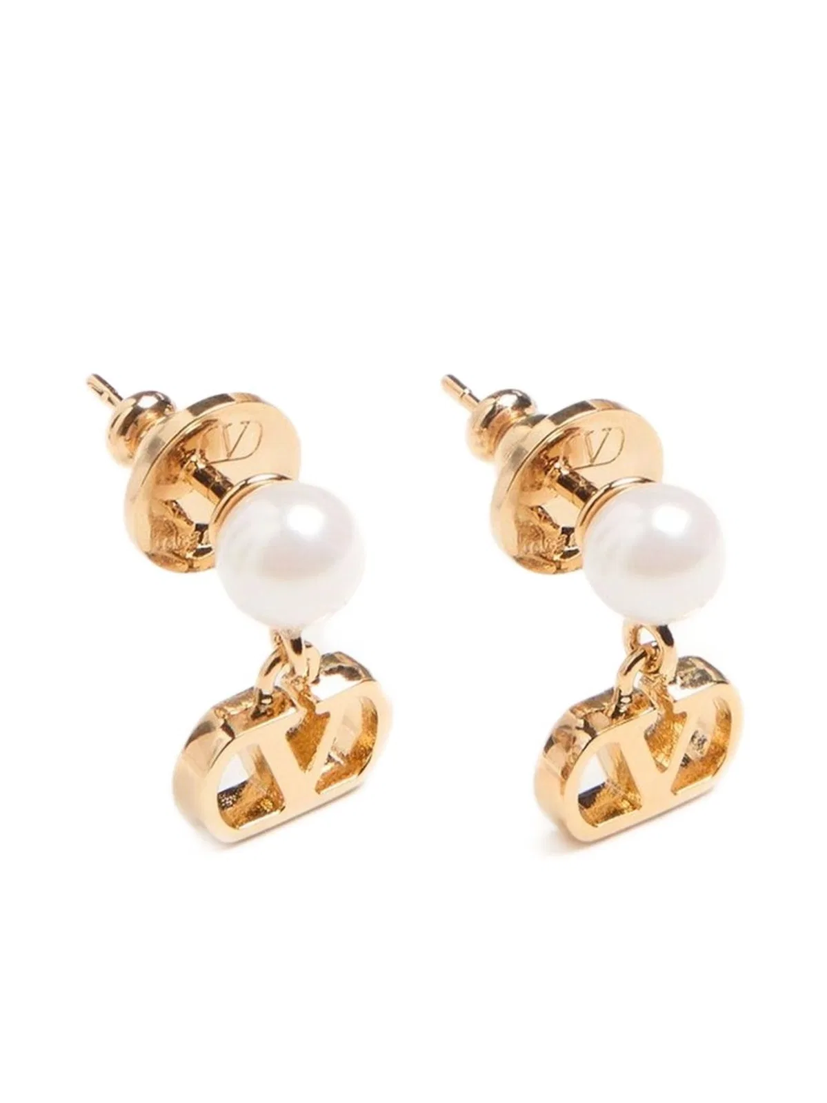 Valentino Garavani Vlogo Signature Pearl Earrings