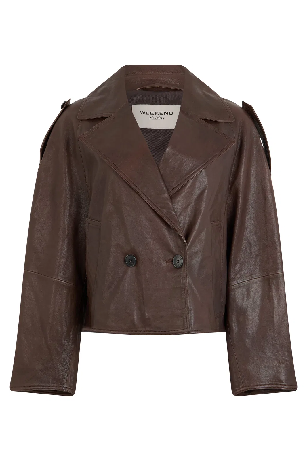 Weekend Max Mara Short Leather Jacket