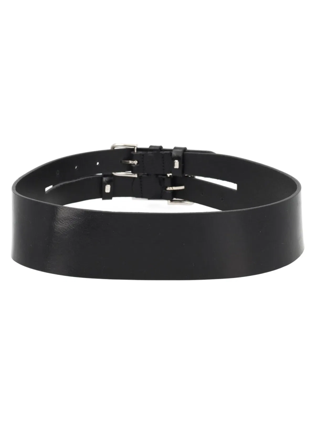 Paloma Wool Black Leather Belt