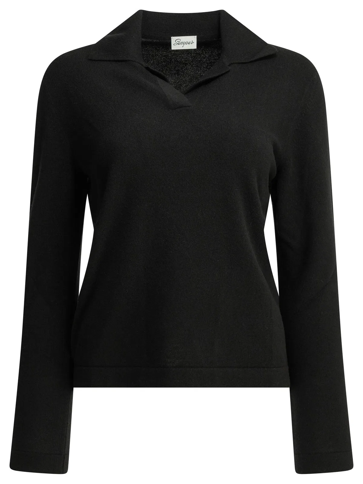 Semper Cashmere Polo Sweater