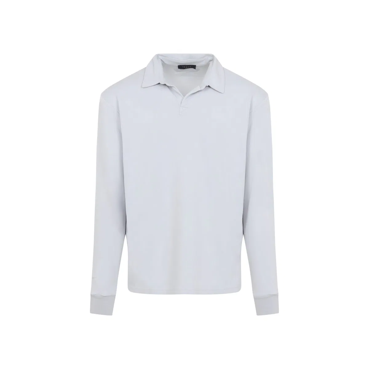 Sease Supima Grey Cotton Polo Shirt