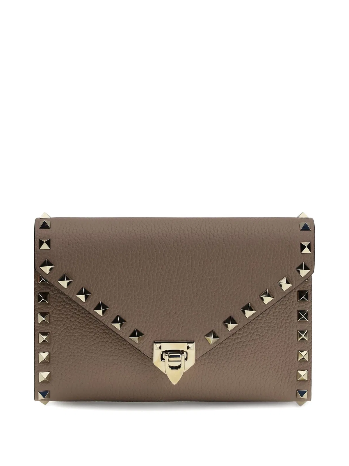 Valentino Rockstud Leather Clutch Bag