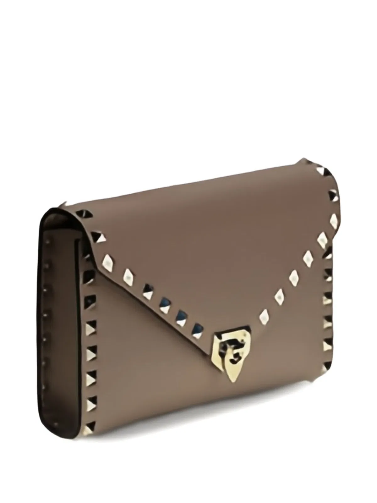 Valentino Rockstud Leather Clutch Bag