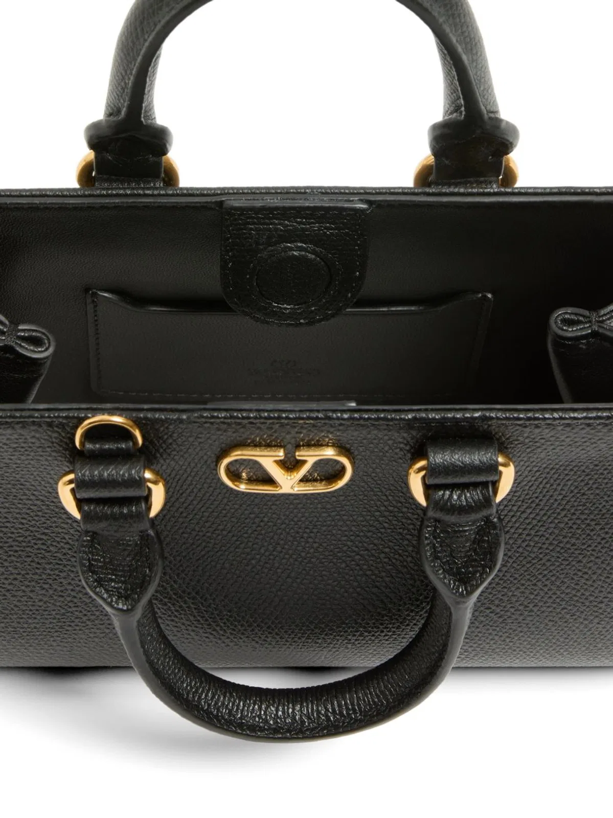 Valentino Garavani Vlogo Signature Mini Bag In Grainy Leath