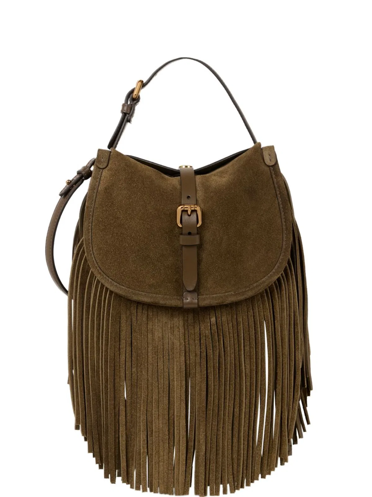 Etro Olive Green Leather Bag