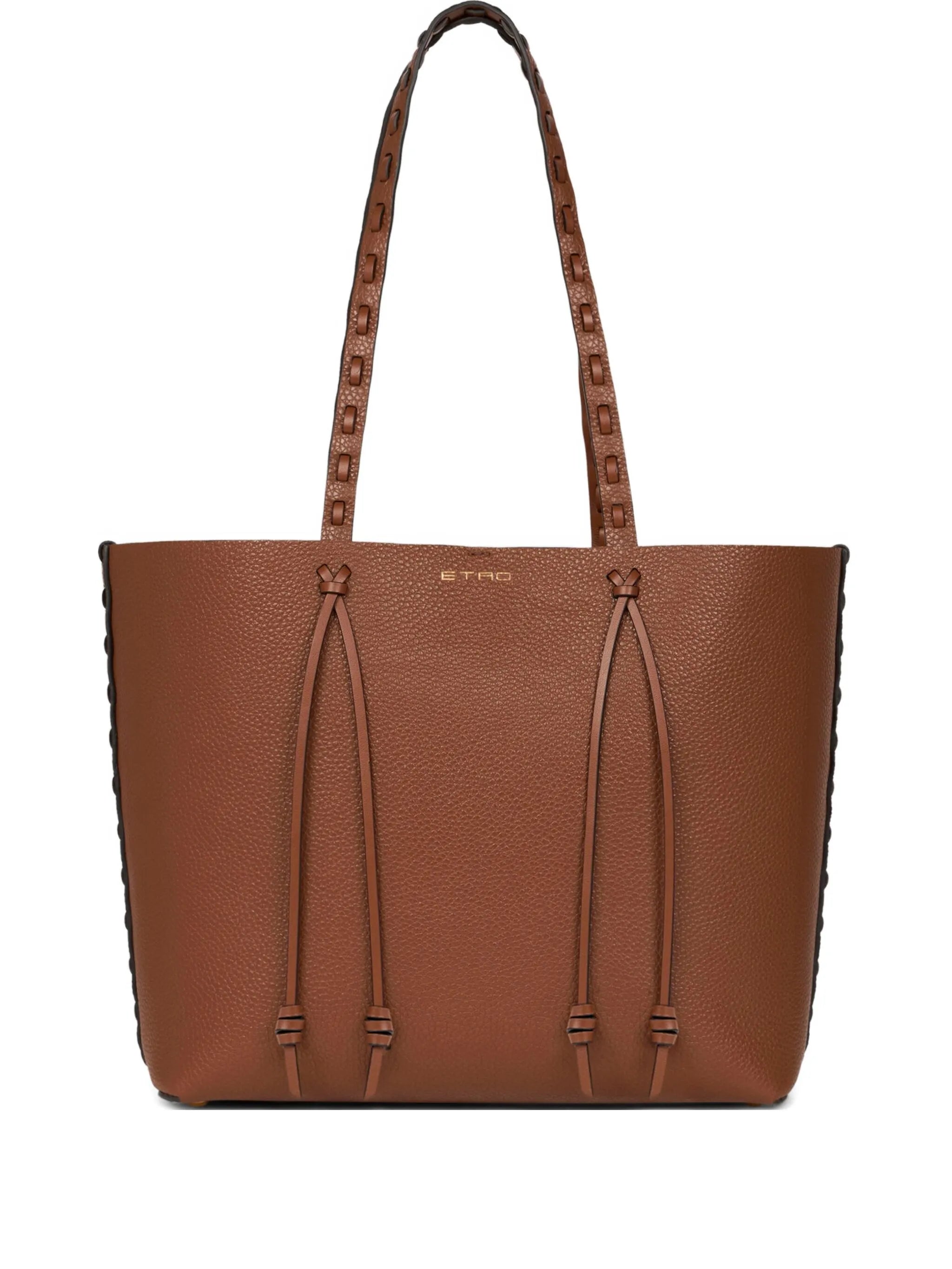 Etro Shopping Essential M Brown Golden Logo