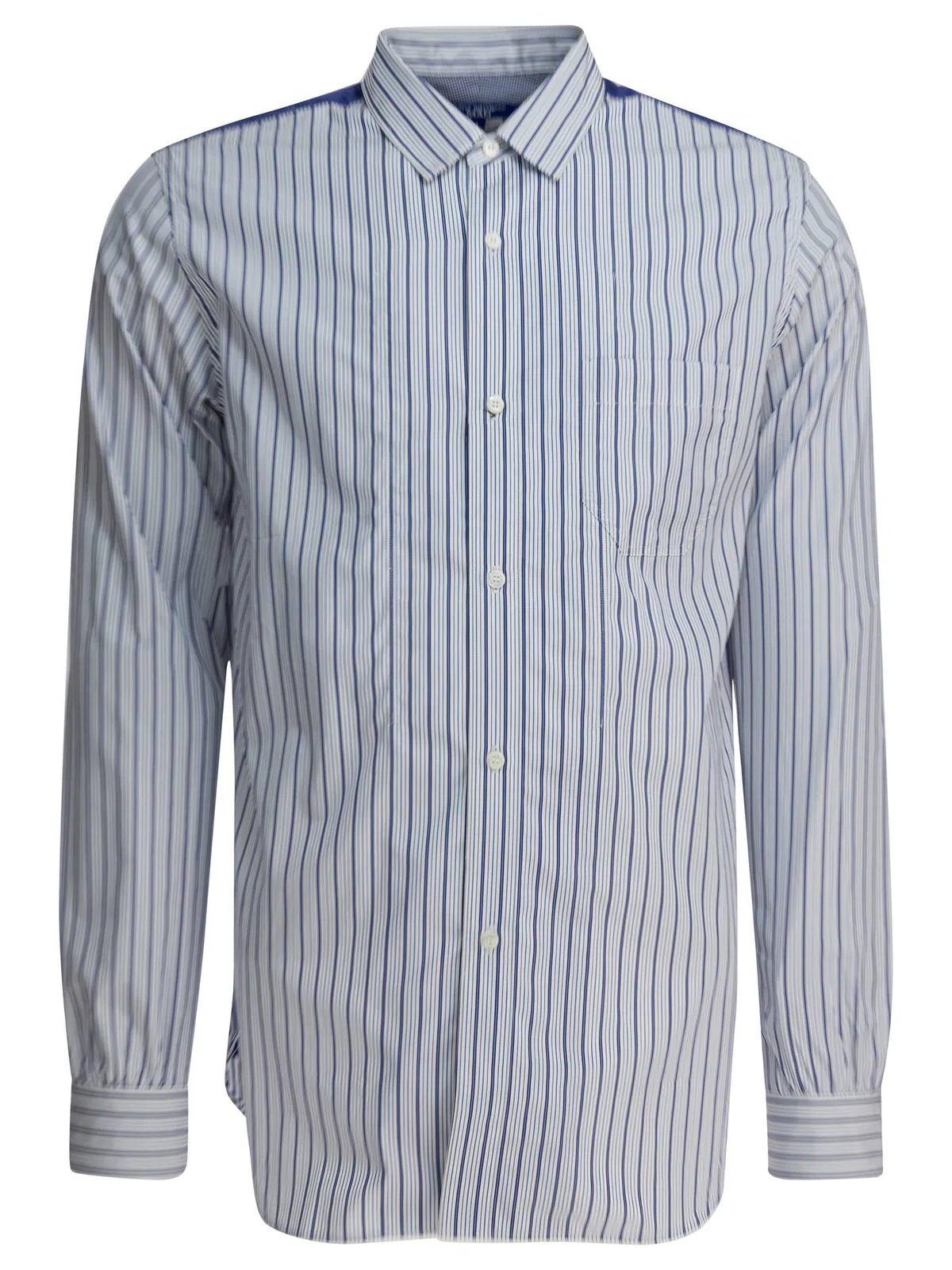 Junya Watanabe Man Light Blue Cotton Shirt