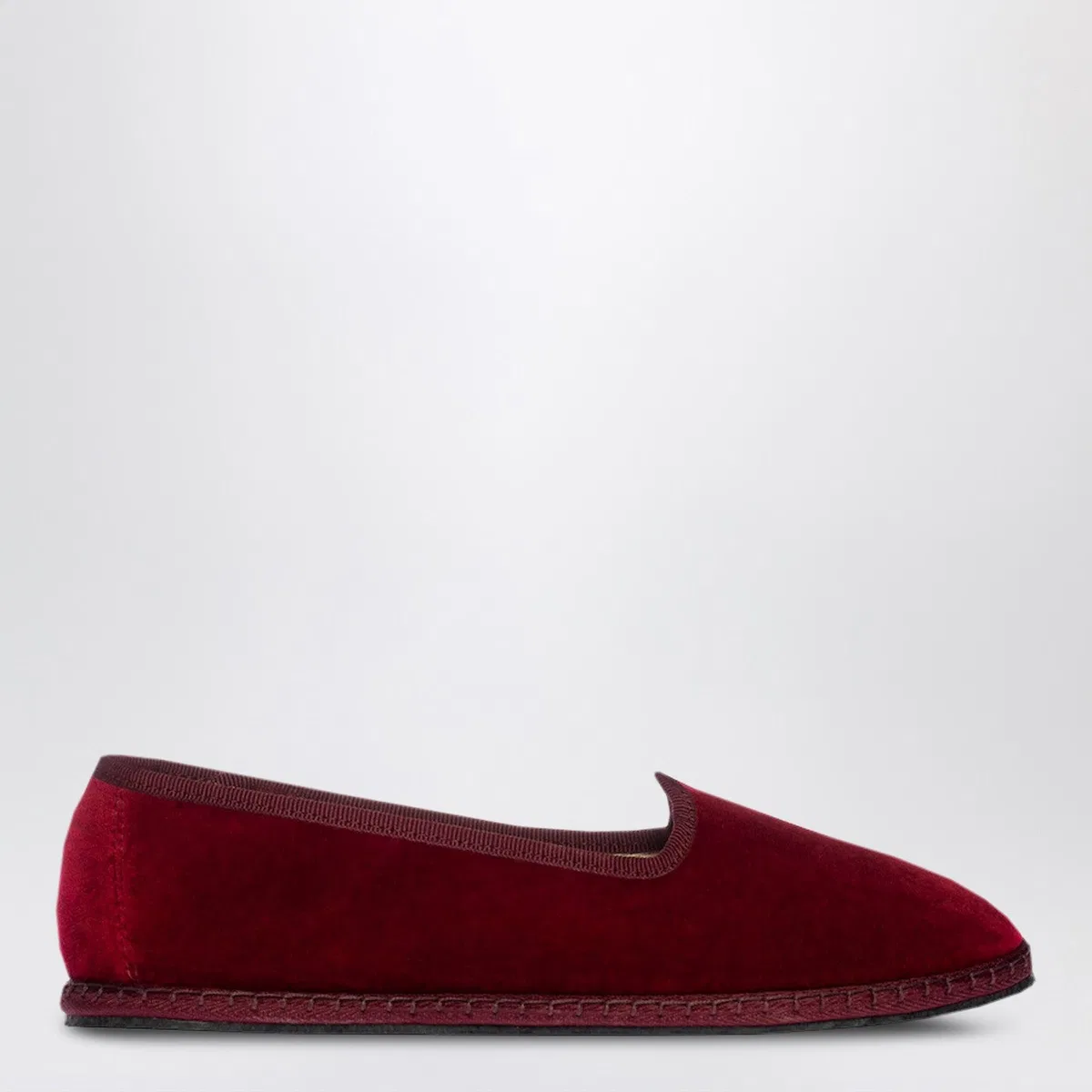 Vibi Venezia Friulane In Burgundy Velvet