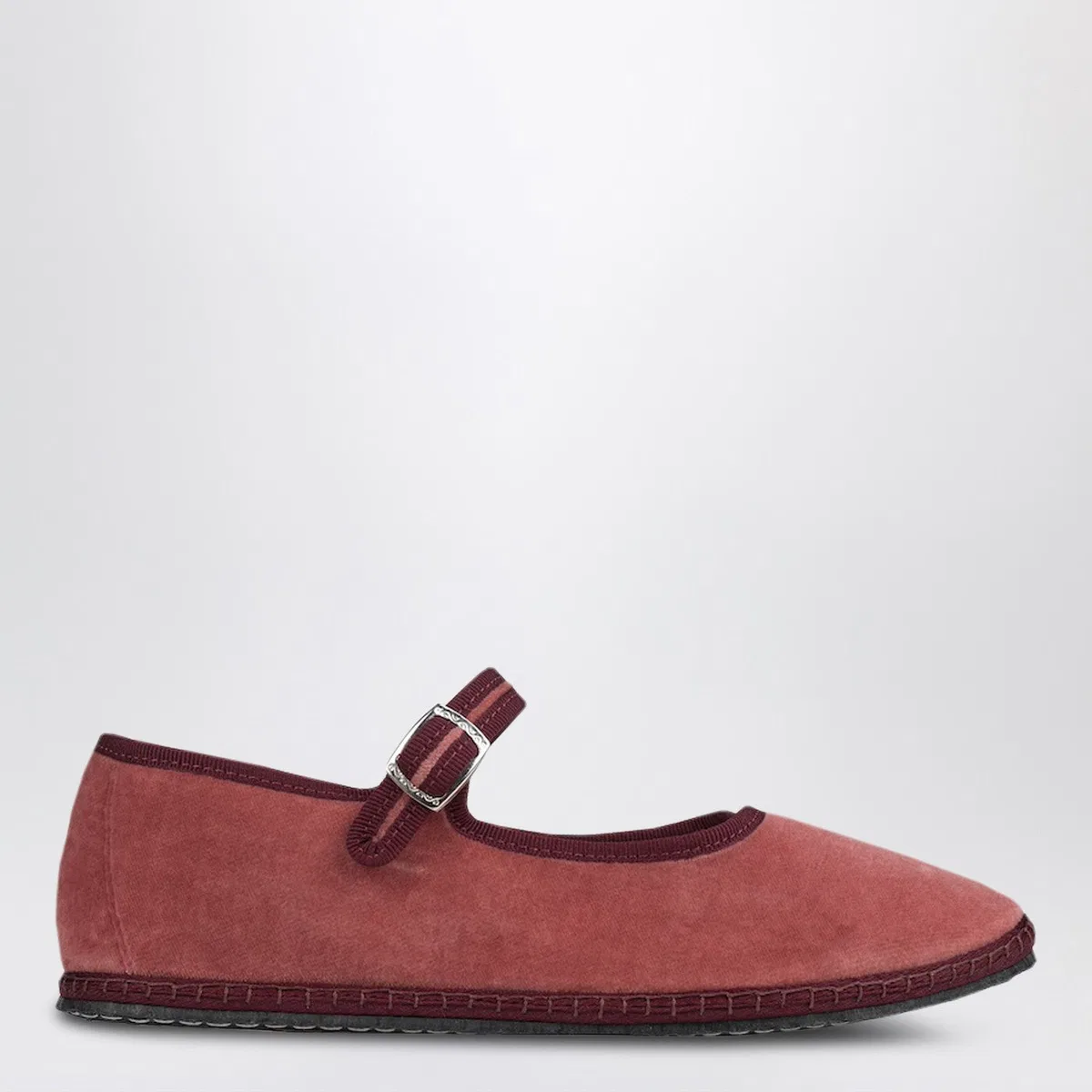 Vibi Venezia Mary Jane In Marie Antoinette Pink Velve