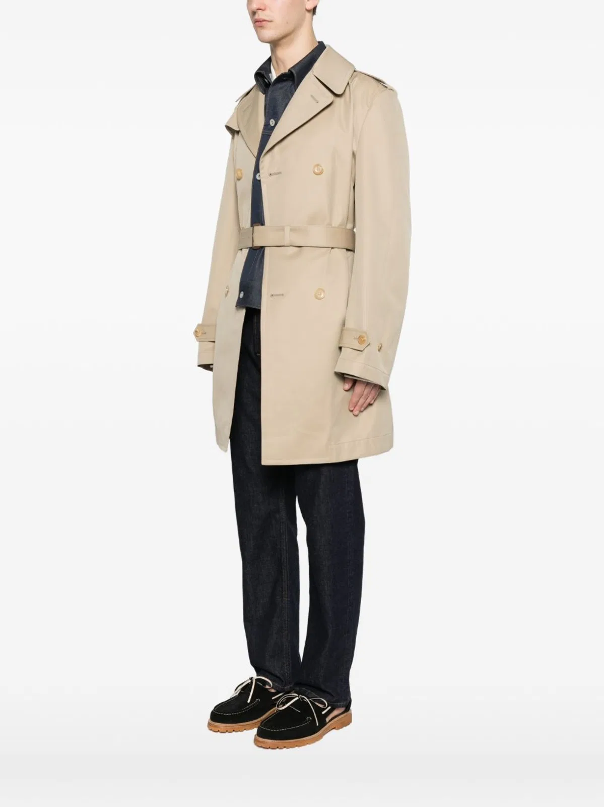 Junya Watanabe Cotton Double-Breasted Coat