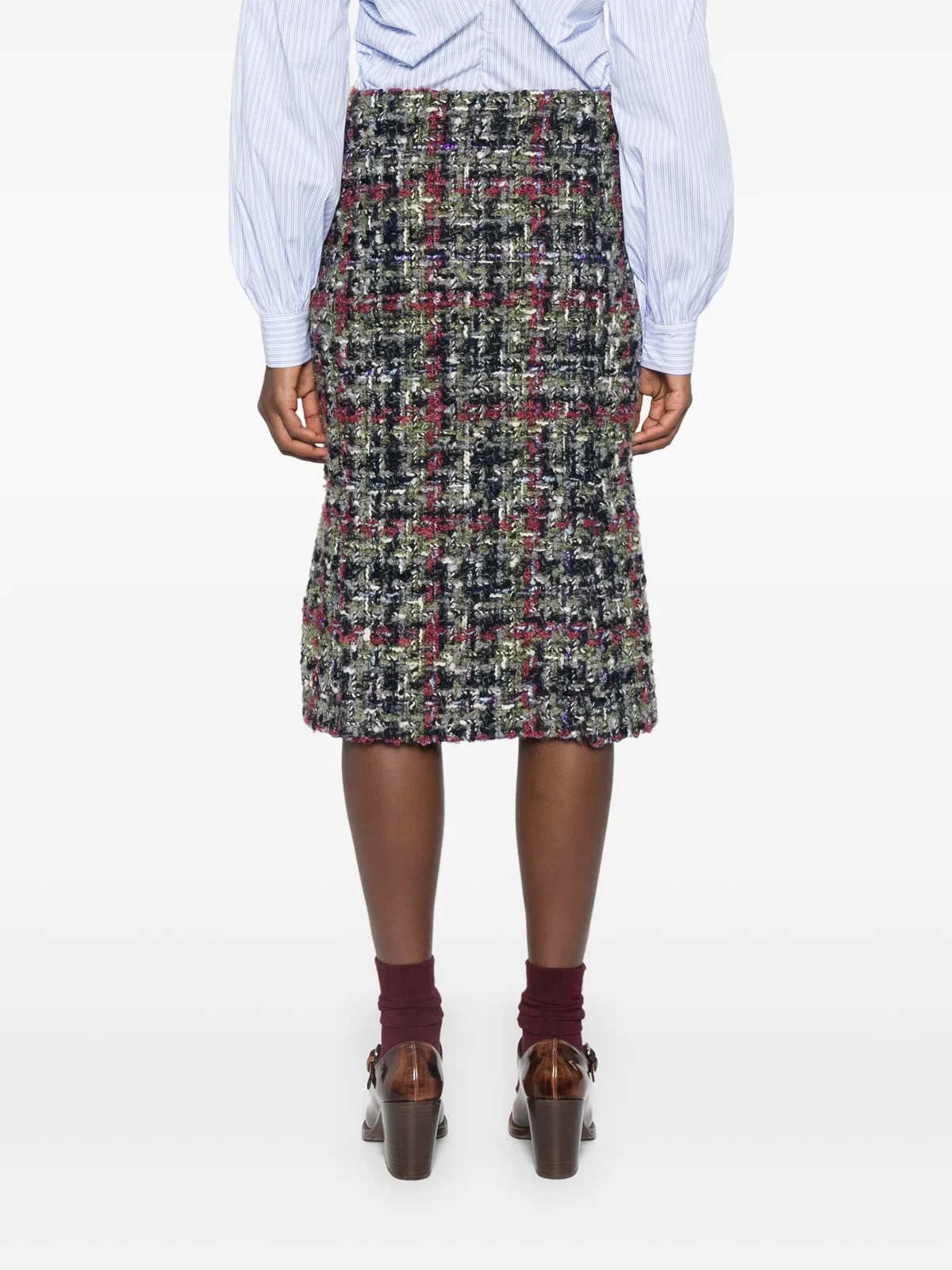 Etro Multicolor Silk Skirt