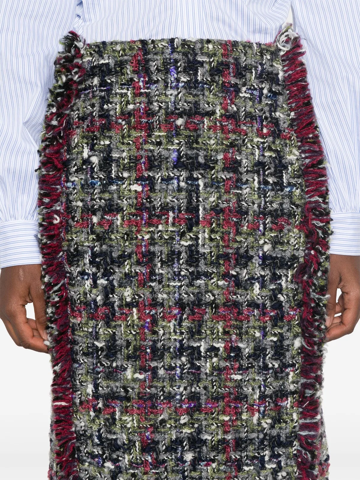 Etro Multicolor Silk Skirt