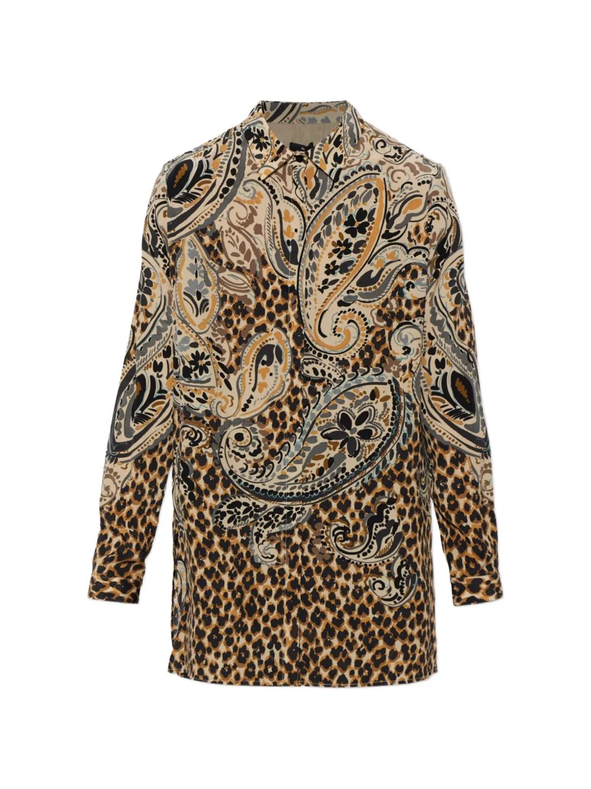 Etro Printed Silk Shirt