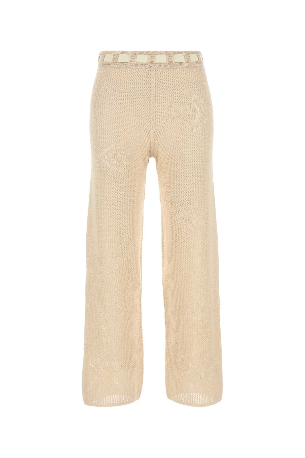Bode Beige Crochet Pant