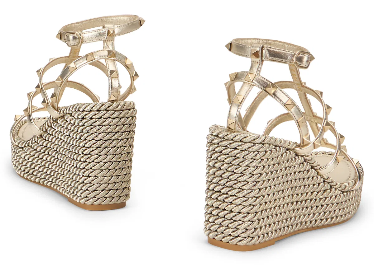 Valentino Garavani Sandals Espadrilles Rockstud Torchon