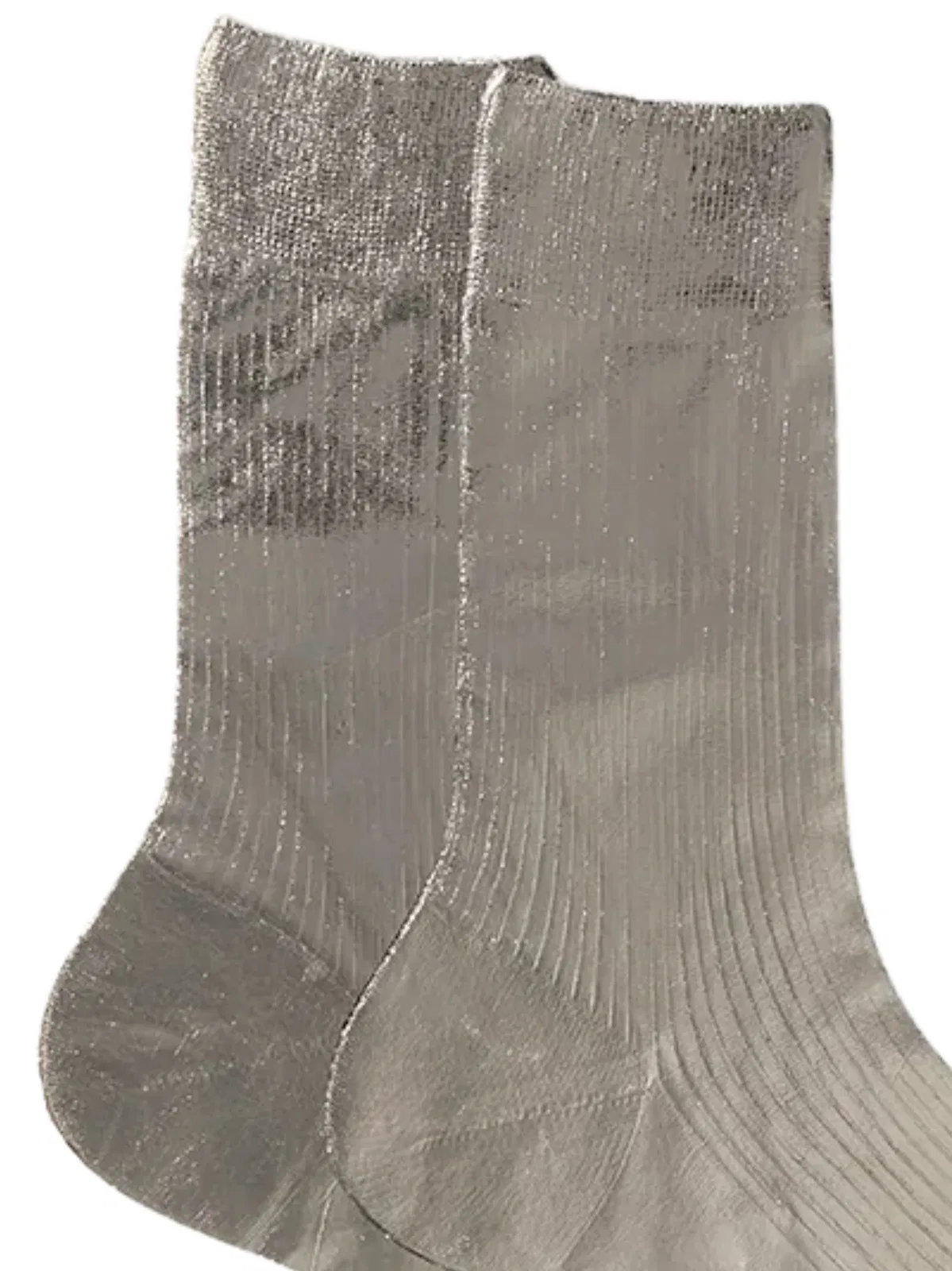 Maria La Rosa One Ribbed Laminated Socks