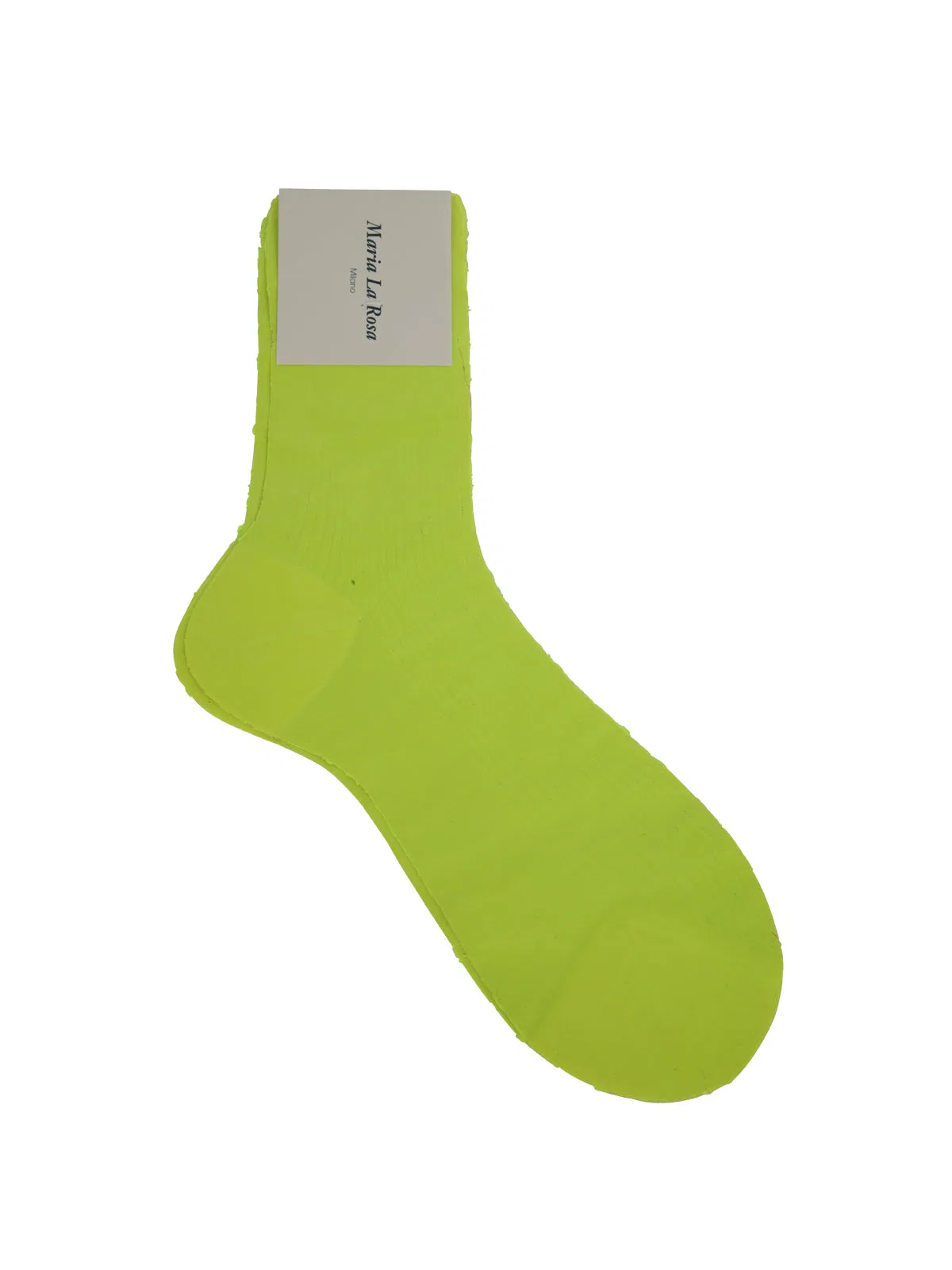 Maria La Rosa One Ribbed Laminated Socks