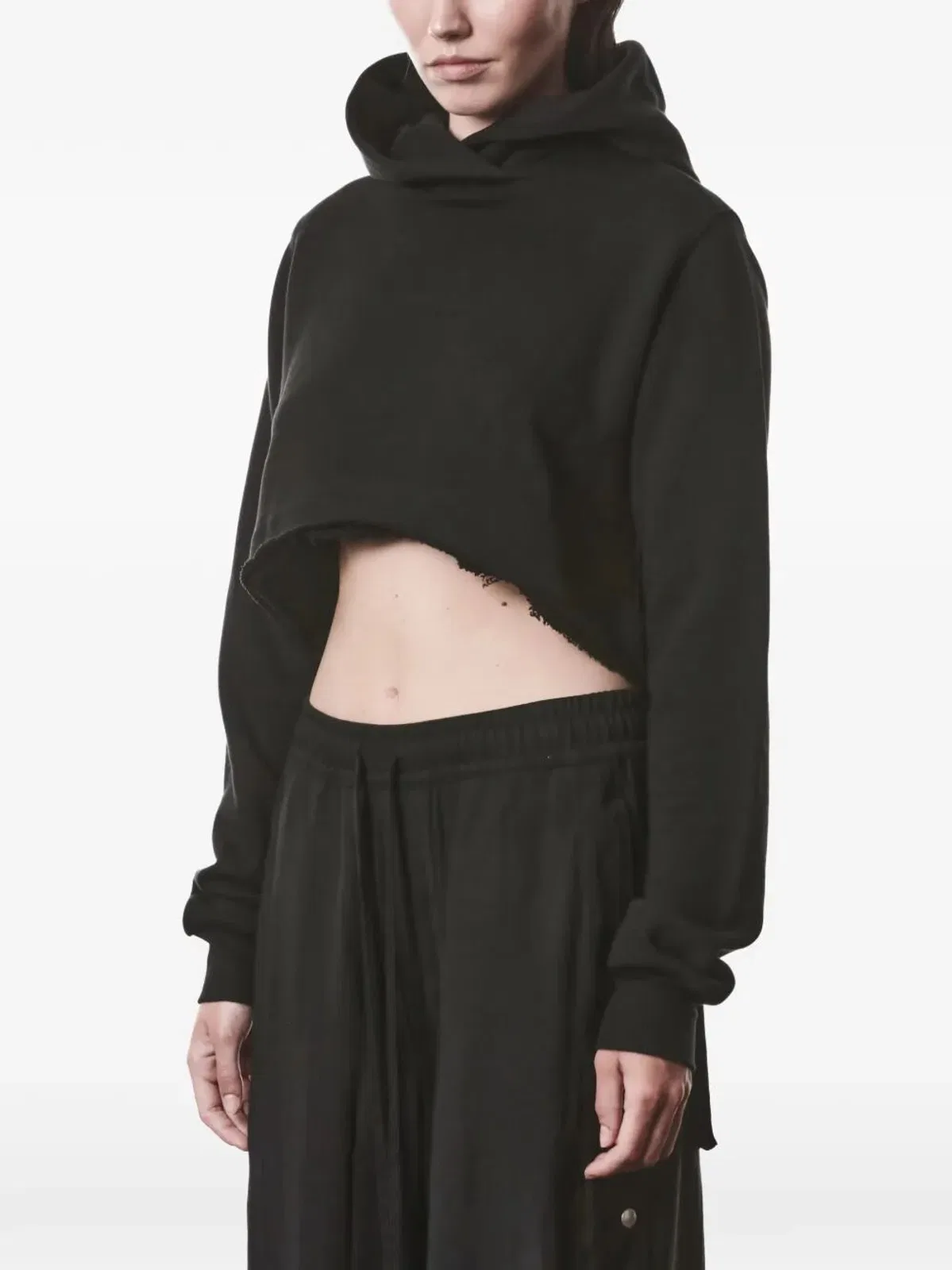 Thom Krom Hooded Cropped Fleece